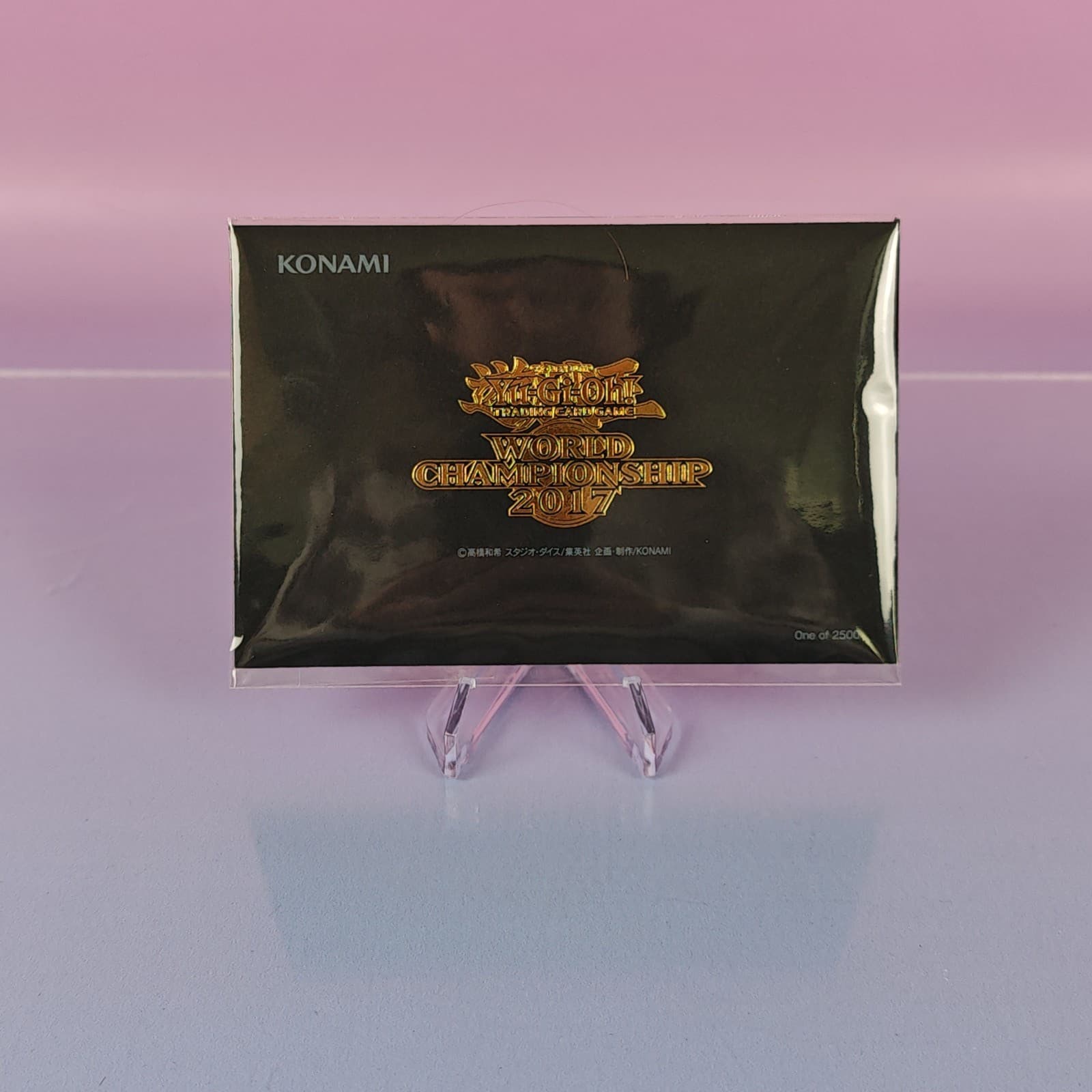 Yu Gi Oh World Championship 2017 Prize Card Envelope Sealed Konami 1 of 2500