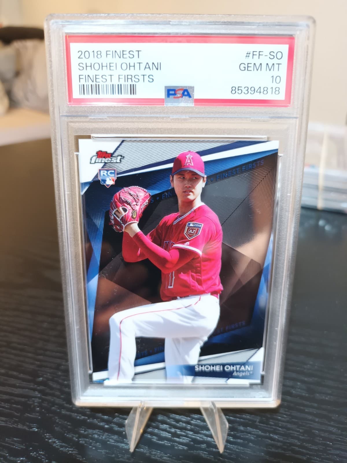 2018 Topps Finest - Shohei Ohtani Finest Firsts RC - PSA 10 GEM!