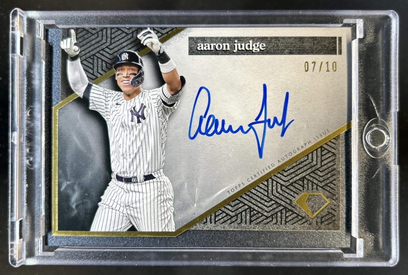 2024 Topps Diamond Icons Aaron Judge Auto Autograph Black #/10 Yankees