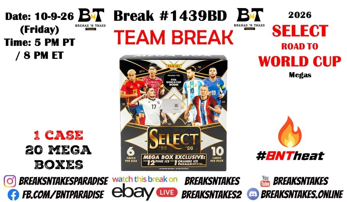 ARGENTINA 2025-26 Panini Select FIFA World Cup Mega CASE Break #1439BD