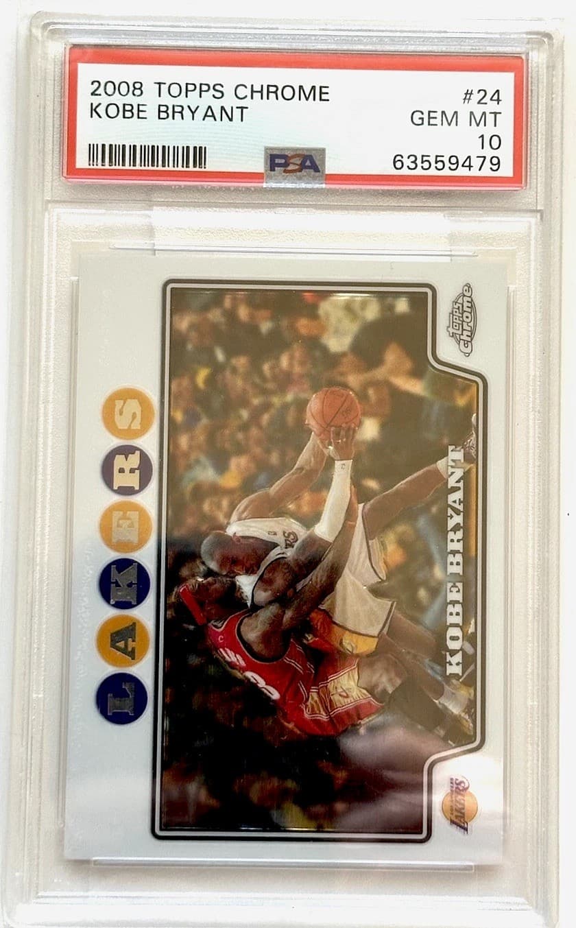2008-09 Topps Chrome - LeBron James, Kobe Bryant #24  PSA 10. 🔥🔥🏀