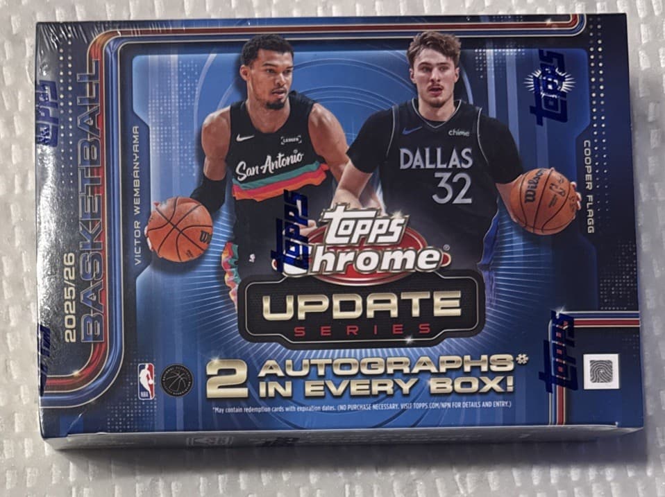 2025-26 Topps Chrome Update Basketball Breakers Delight Box Sealed (Fresh Case)