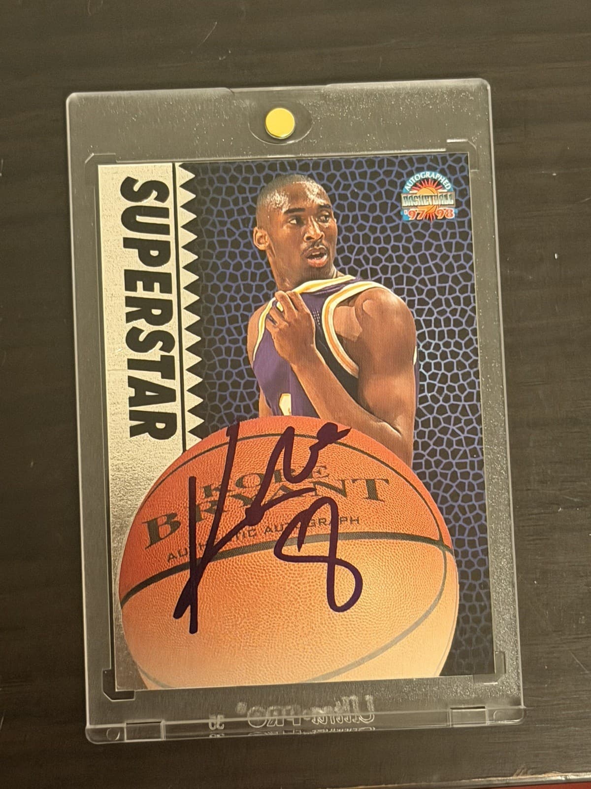 1997 Score Board Kobe Bryant Auto