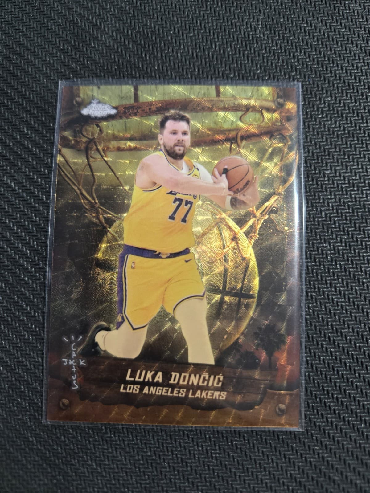 2025-26 Topps Chrome Cactus Jack Luka Dončić Astrovision Superfractor 1/1 SSP