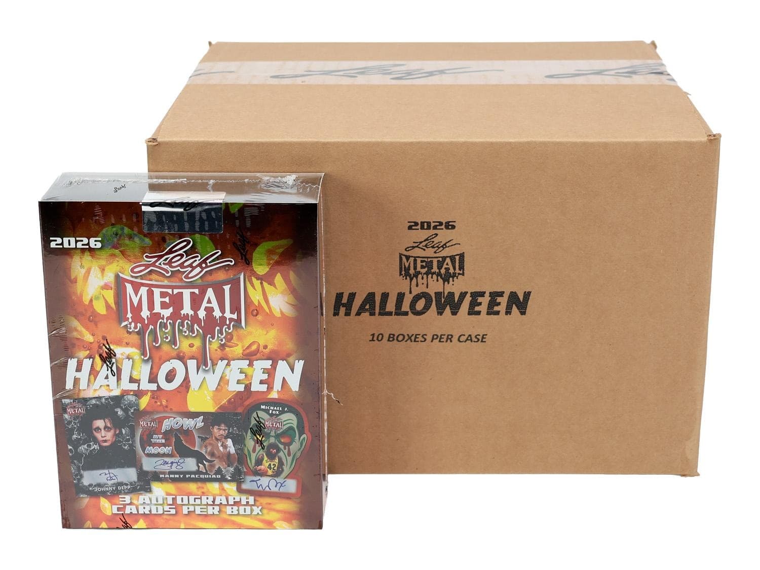 2026 Leaf Metal Halloween Hobby 10-Box Case