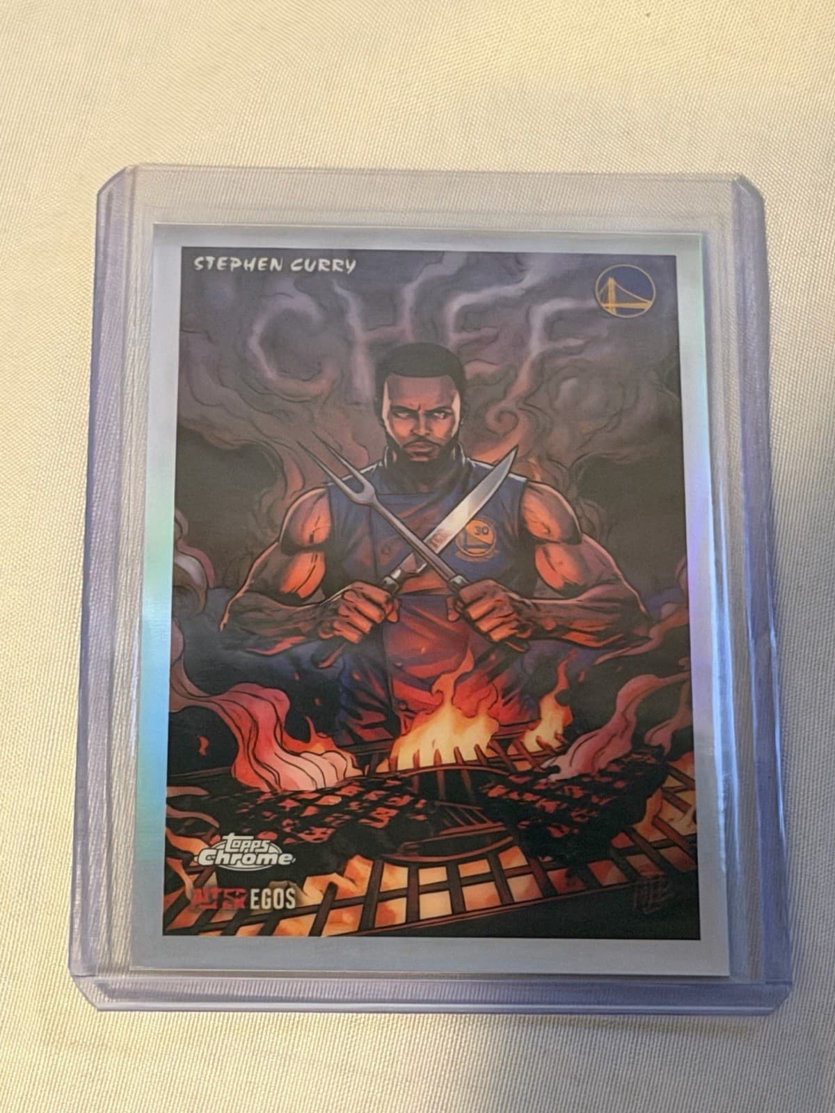 2025-26 Topps Chrome Update Stephen Curry Alter Egos AE-3 SSP The Chef