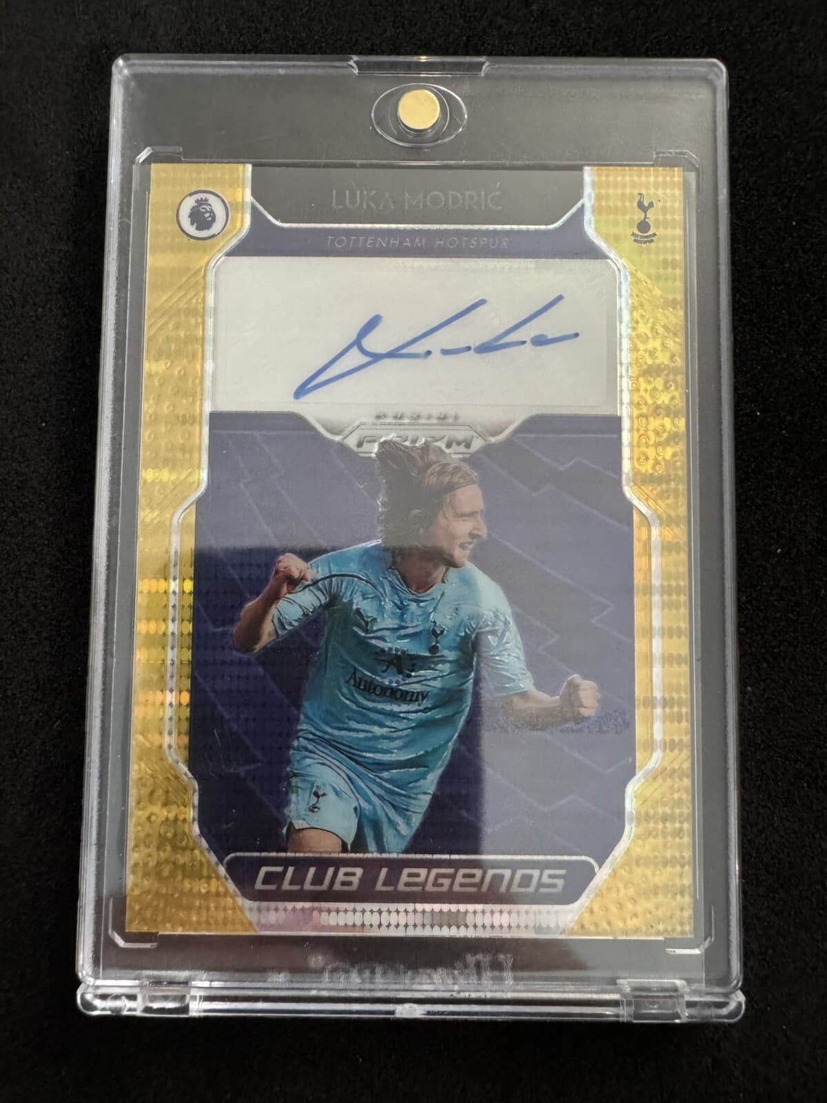 2019-20 Panini Prizm EPL Breakaway LUKA MODRIC Gold Auto /10! TOTTENHAM HOTSPUR