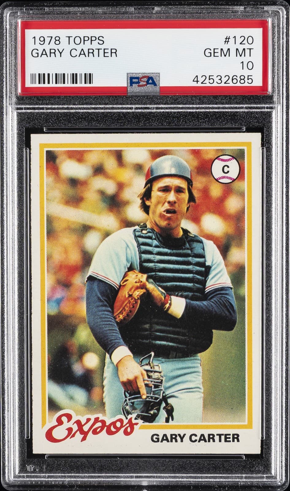 1978 TOPPS #120 GARY CARTER PSA 10