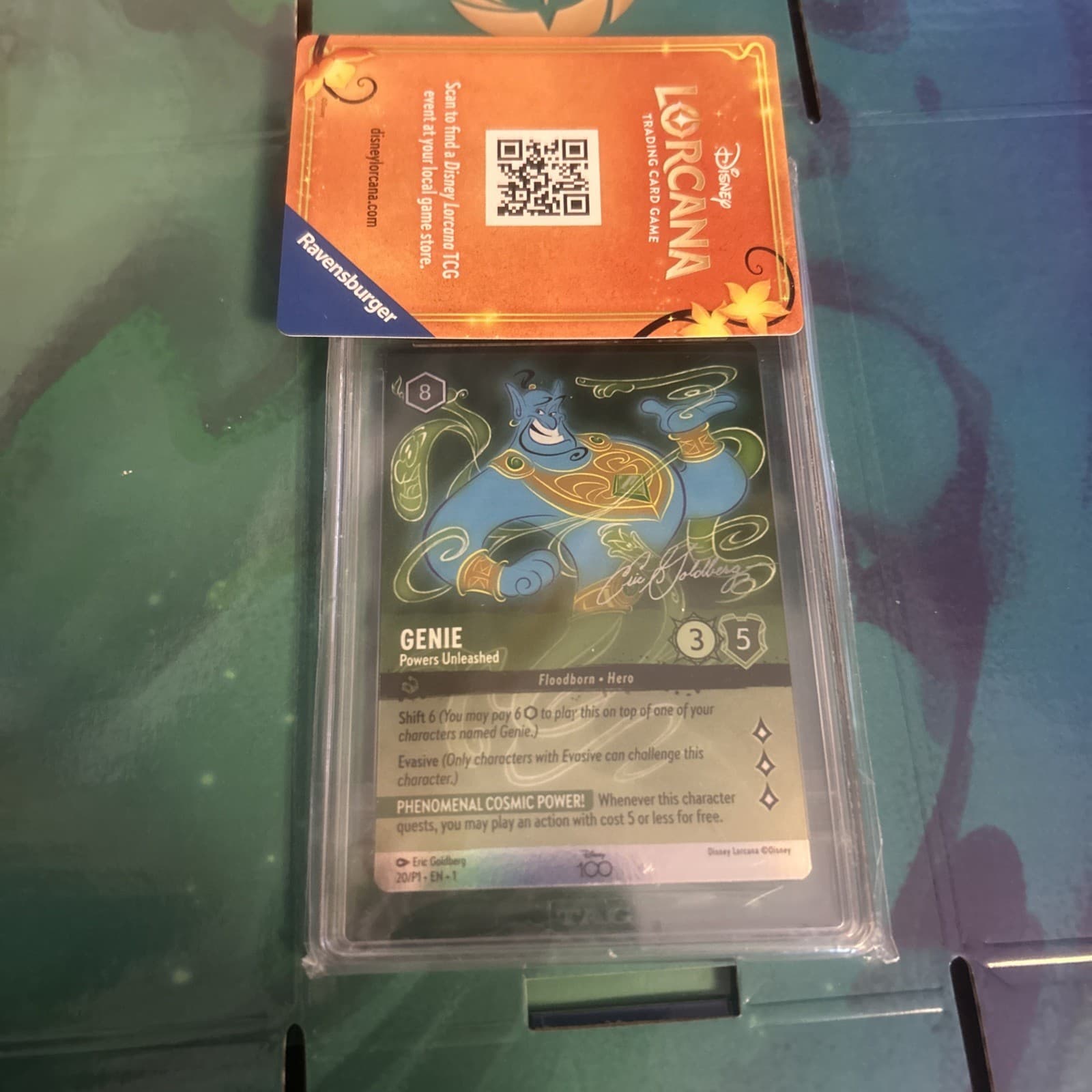Disney Lorcana TCG Graded Genie Powers Unleashed Blind Slab
