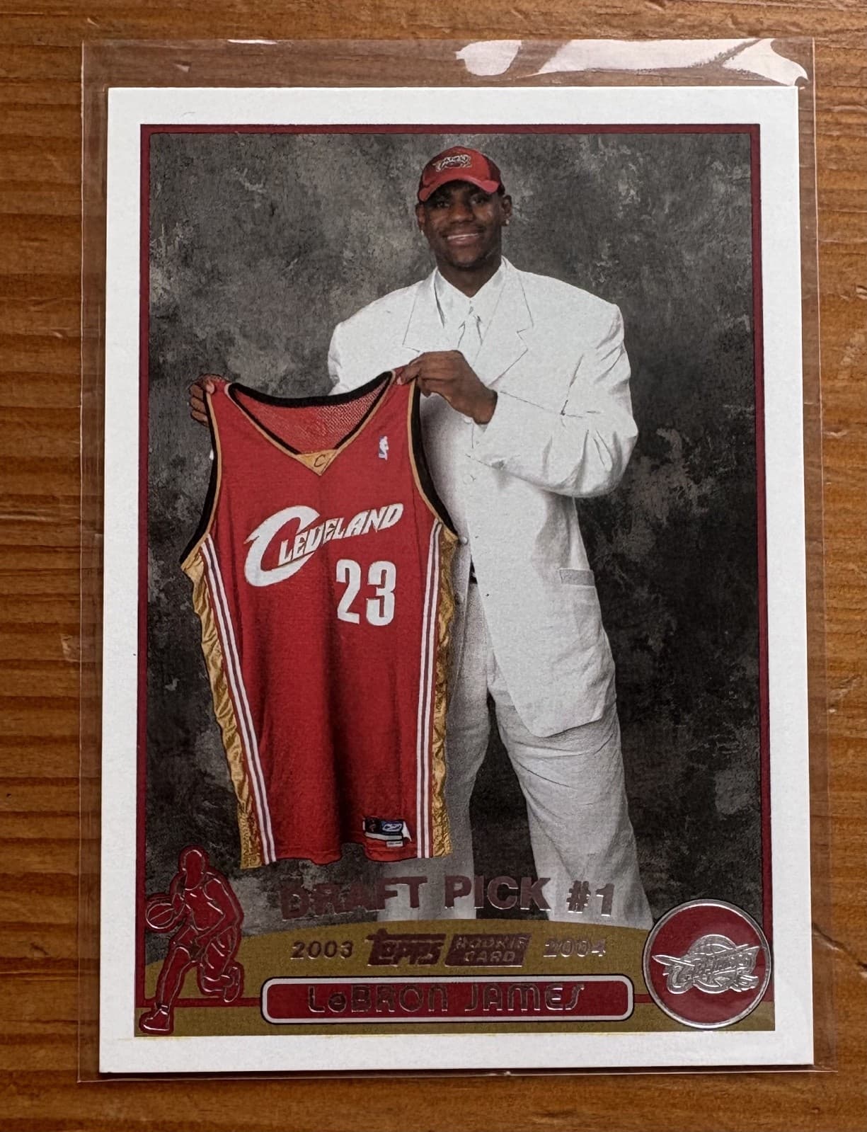 2003-04 Topps - Draft Pick LeBron James #221 (RC)