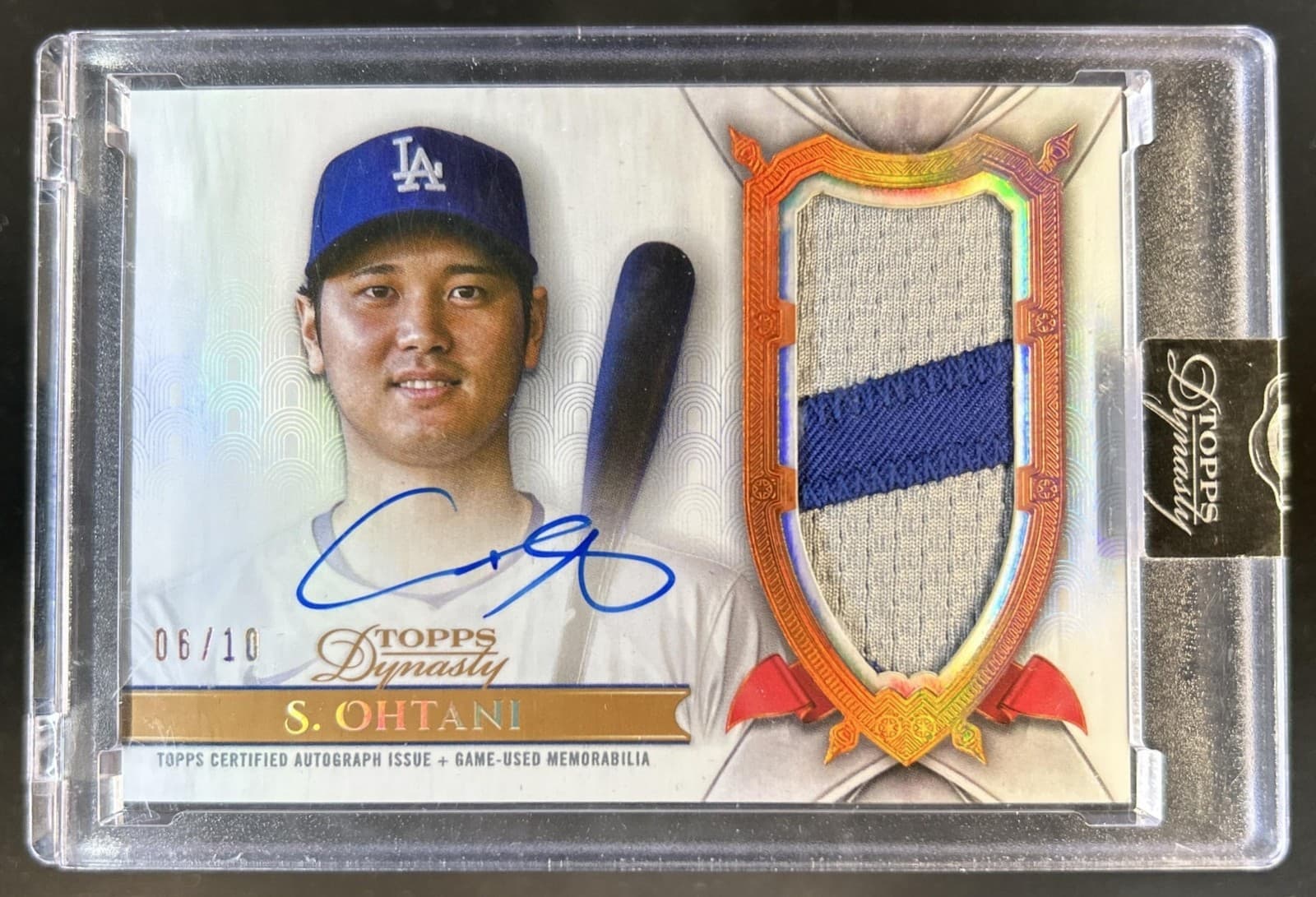 2024 Topps Dynasty Shohei Ohtani Patch Auto Autograph #/10 Dodgers