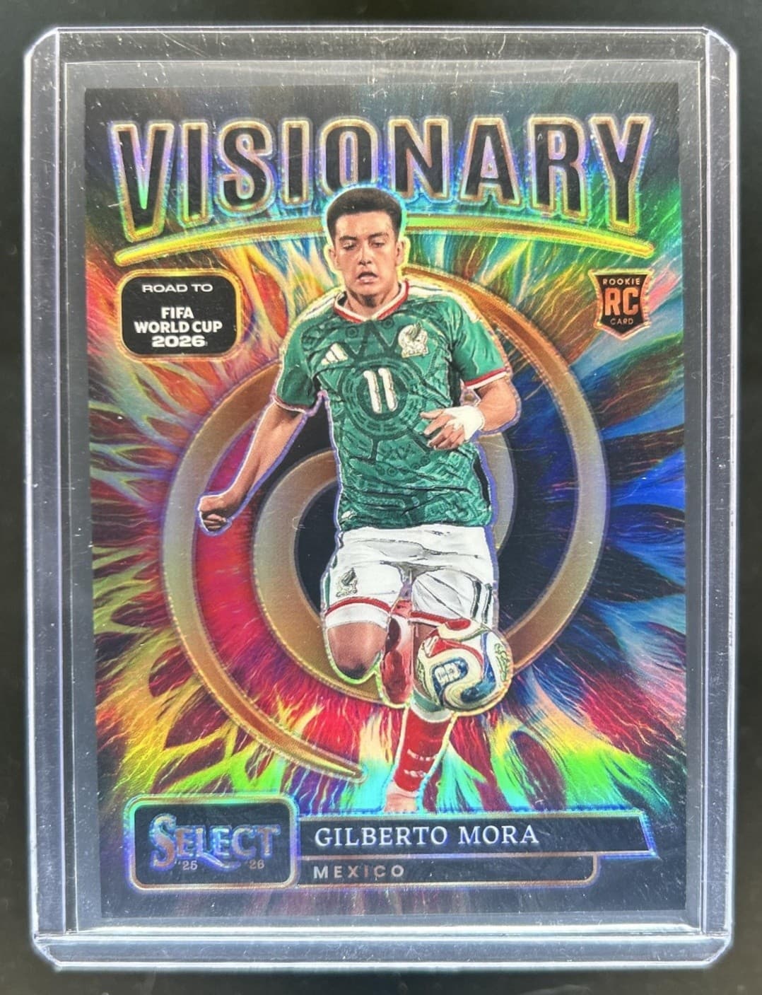 2025-26 Panini Select Road to FIFA World Cup Gilberto Mora Visionary RC #12