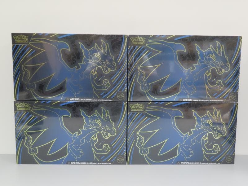 (4) Lot 2025 Pokemon Mega Charizard X ex Ultra Premium Collection Sealed Box