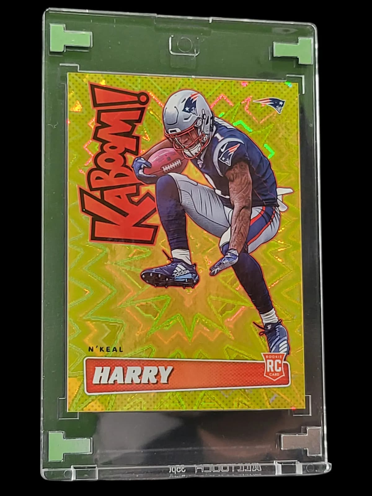 2019 Panini Absolute Kaboom! N'Keal Harry #K-NK Gold RC 01/10