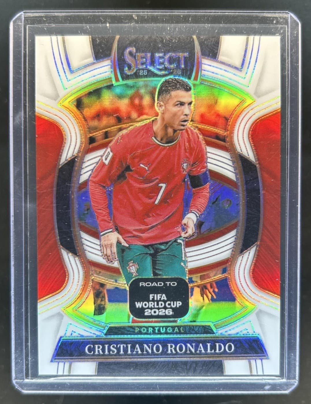 2025-26 Select Road to FIFA World Cup Cristiano Ronaldo Terrace White #/20