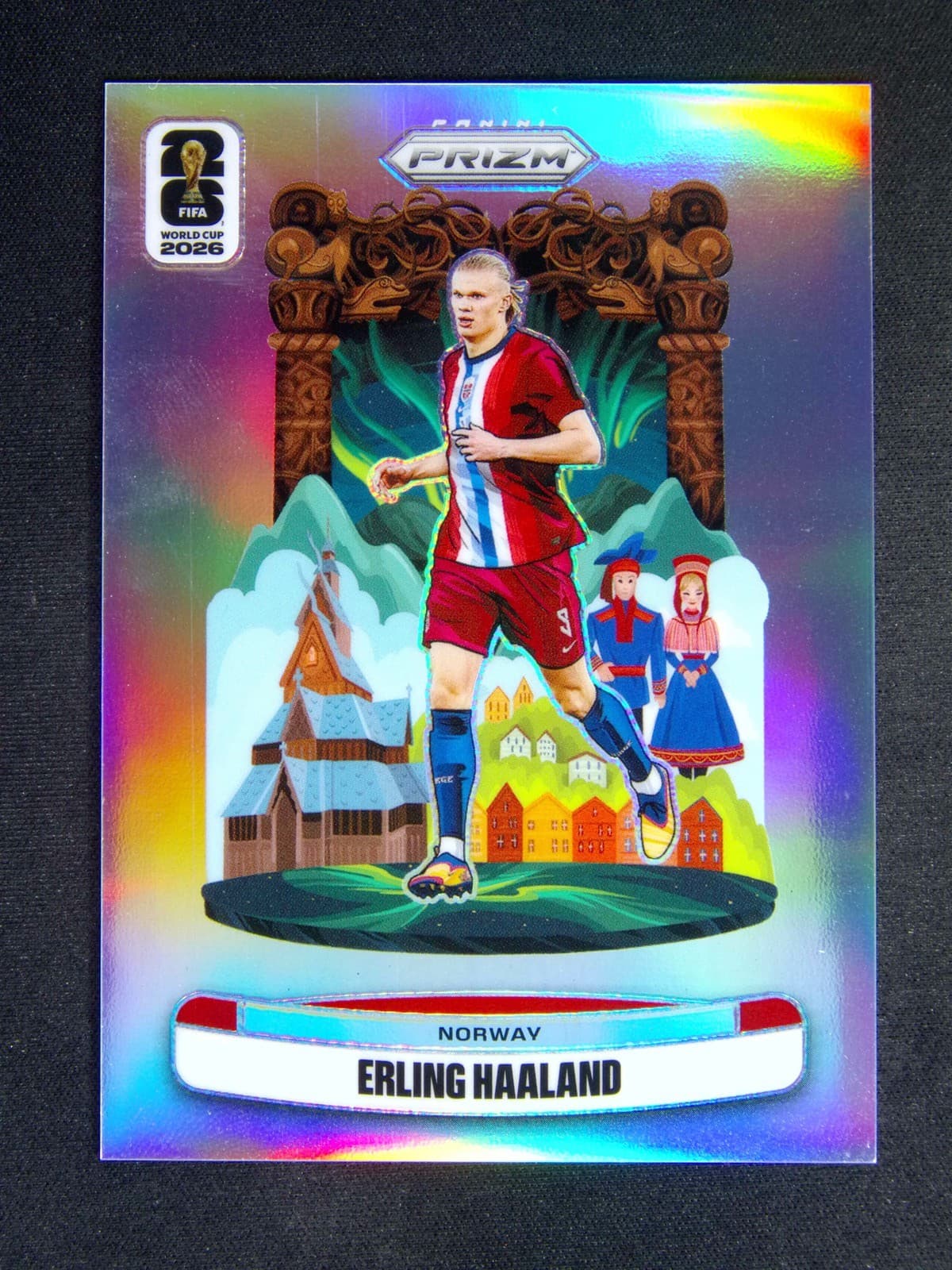 2026 Panini Prizm FIFA World Cup Erling Haaland #19 National Landmarks SSP