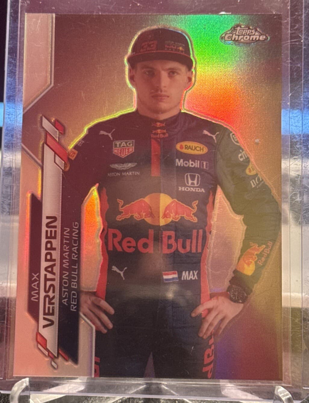 2020 TOPPS CHROME F1 #6 MAX VERSTAPPEN ROOKIE RC REFRACTOR