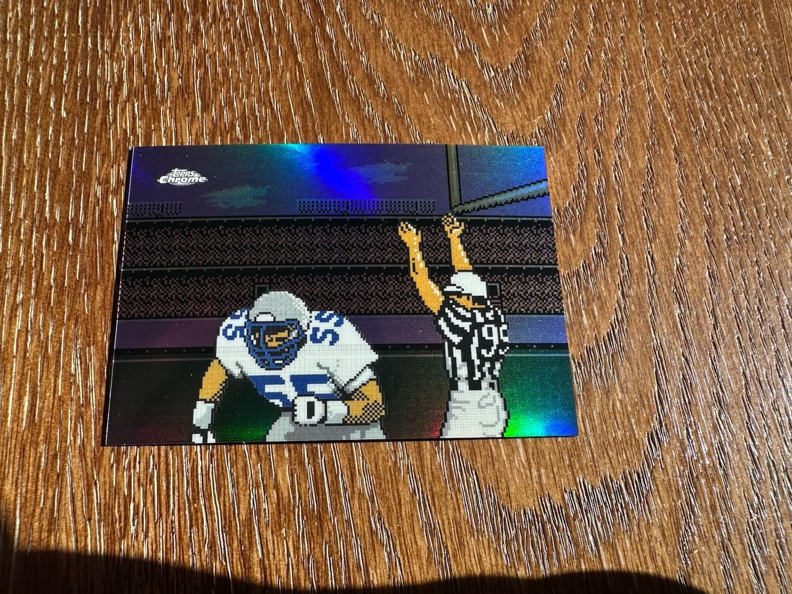🔥Topps 2025 Chrome Tecmo Super Bowl TECMO-13 Brian Bosworth Seattle Seahawks 🔥