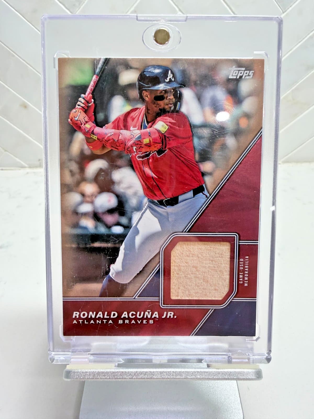 2026 Topps Series 1 - 1991 Topps Baseball Relics Ronald Acuña Jr. Gold /50