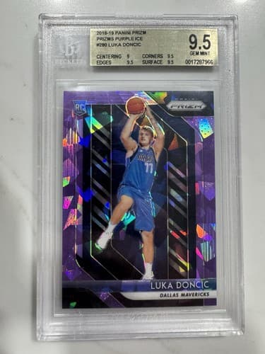 2018-2019 Panini Prizm Purple Ice Luka Doncic /149