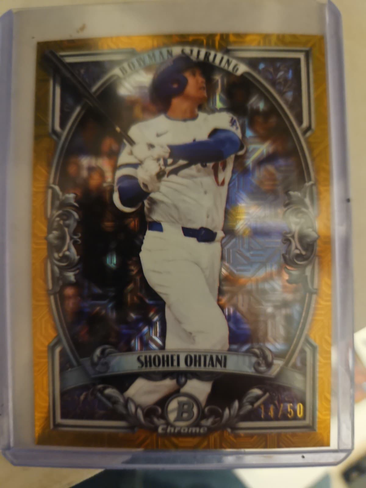 2026 Bowman Chrome Shohei Ohtani Gold Mojo Refractor Sterling /50