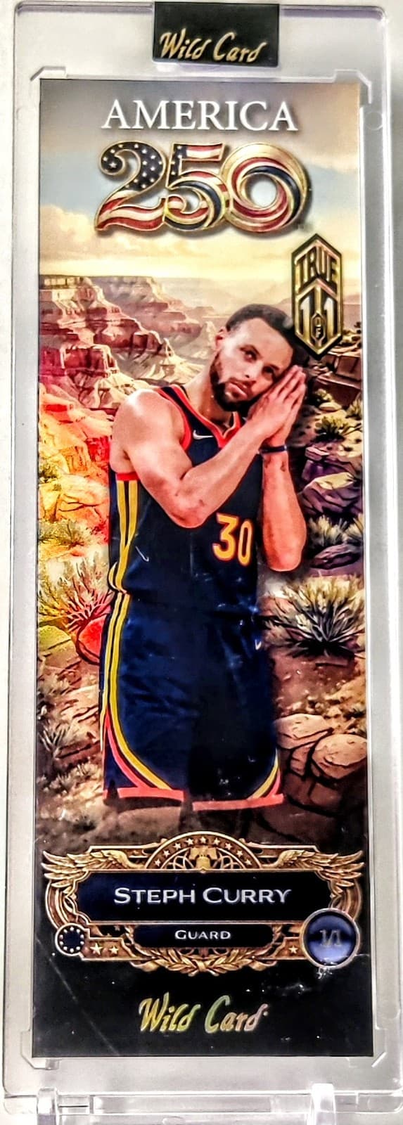 2026 Wild Card Slim Gem America 250 - Steph Curry - True 1/1
