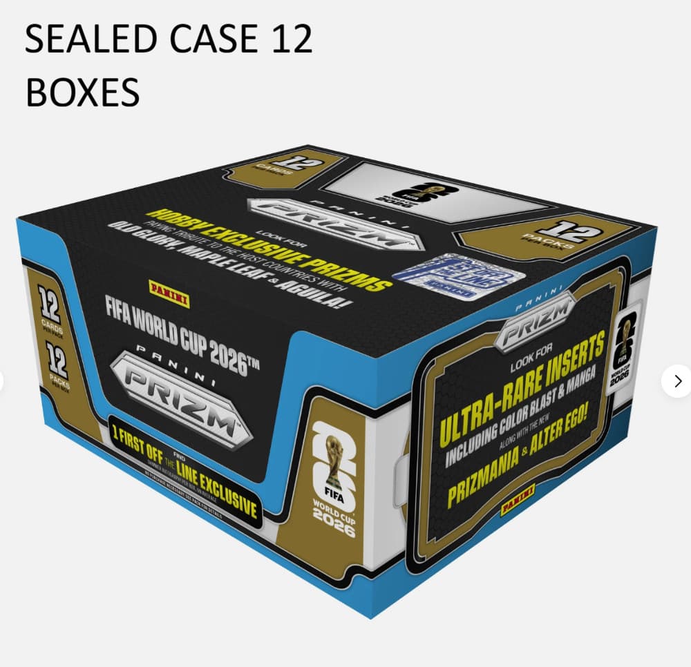 2026 PANINI PRIZM WORLD CUP SOCCER 1ST OFF THE LINE FOTL HOBBY BOX SEALED CASE