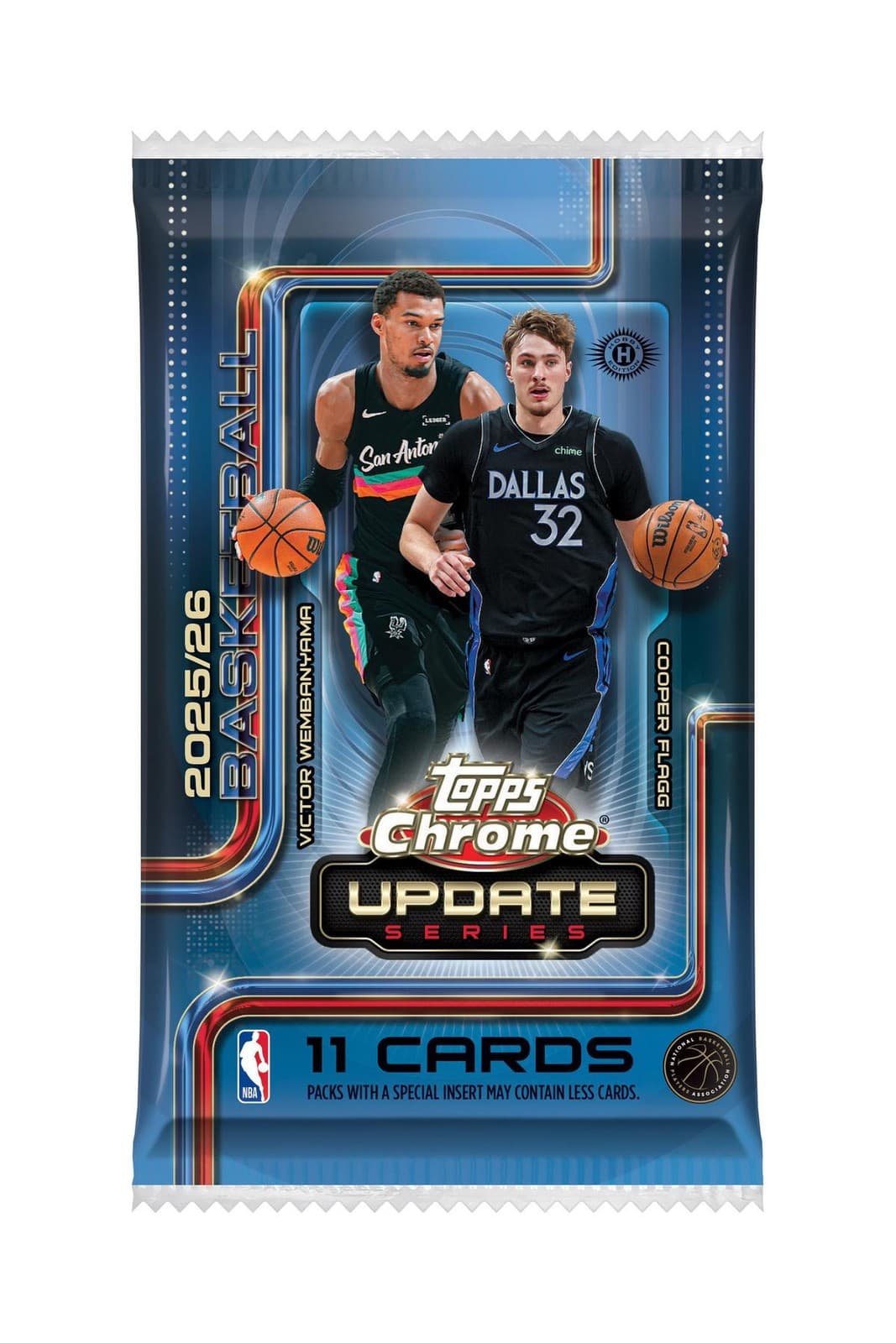 2025/26 Topps Chrome Update Series Basketball Hobby Jumbo Pack