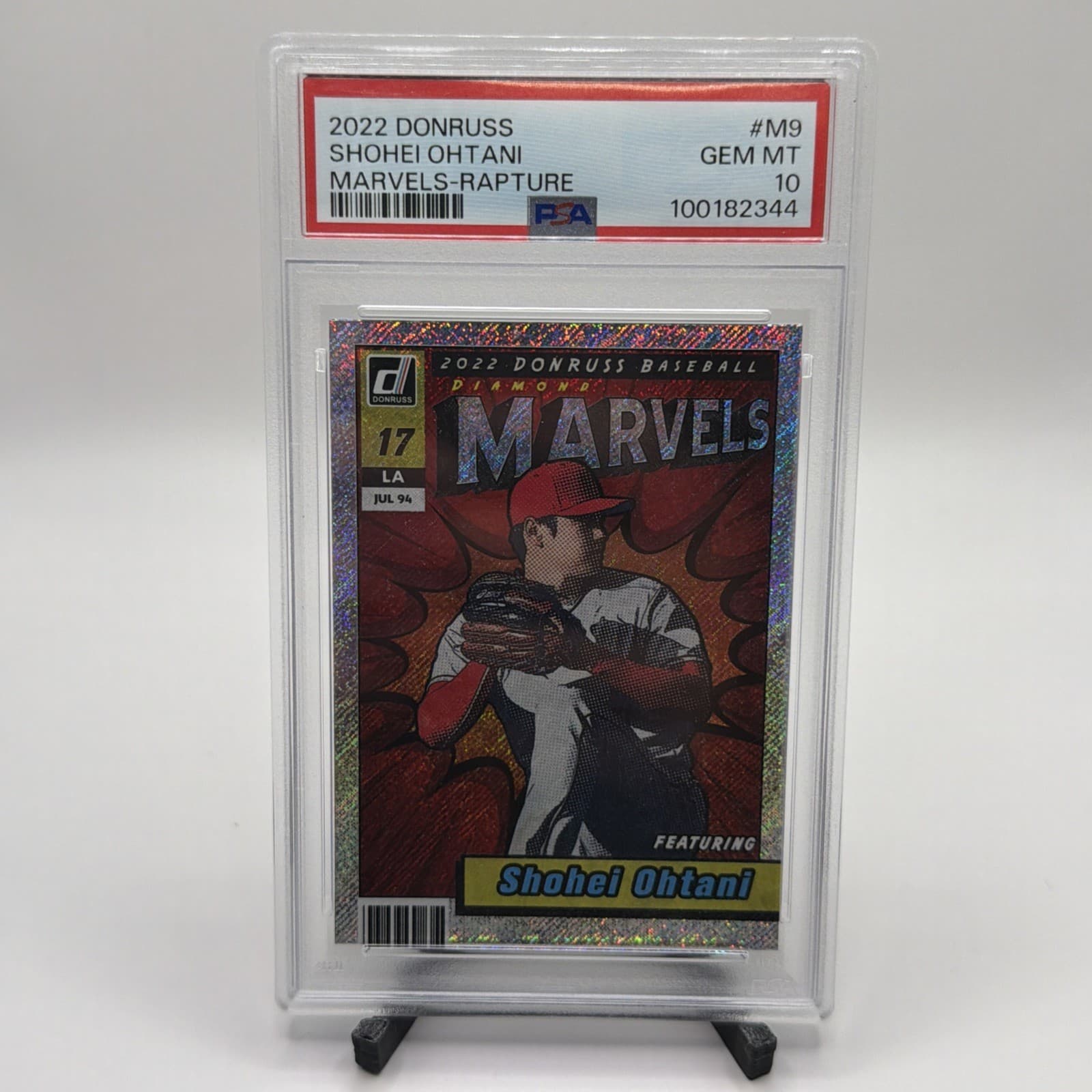 2022 Donruss Shohei Ohtani Marvels-Diamond #M9 Psa 10 Gem Mint Angels Hot! 🔥🔥