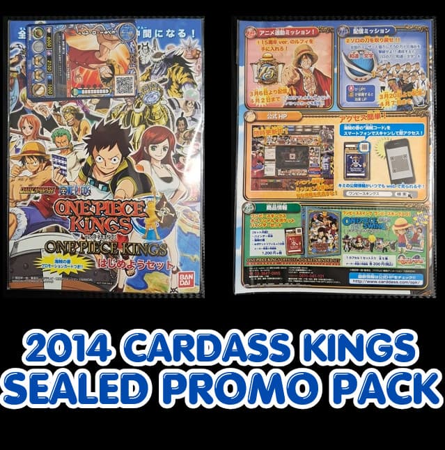 2014 One Piece Card Game KINGS BANDAI SEALED MONKEY D. LUFFY PROMO VINTAGE CARD