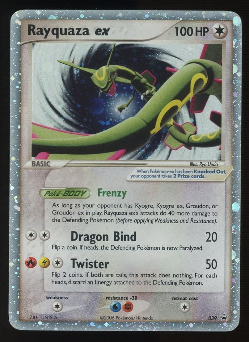 2006 Pokemon Black Star Promos #039 Rayquaza Ex - Holo