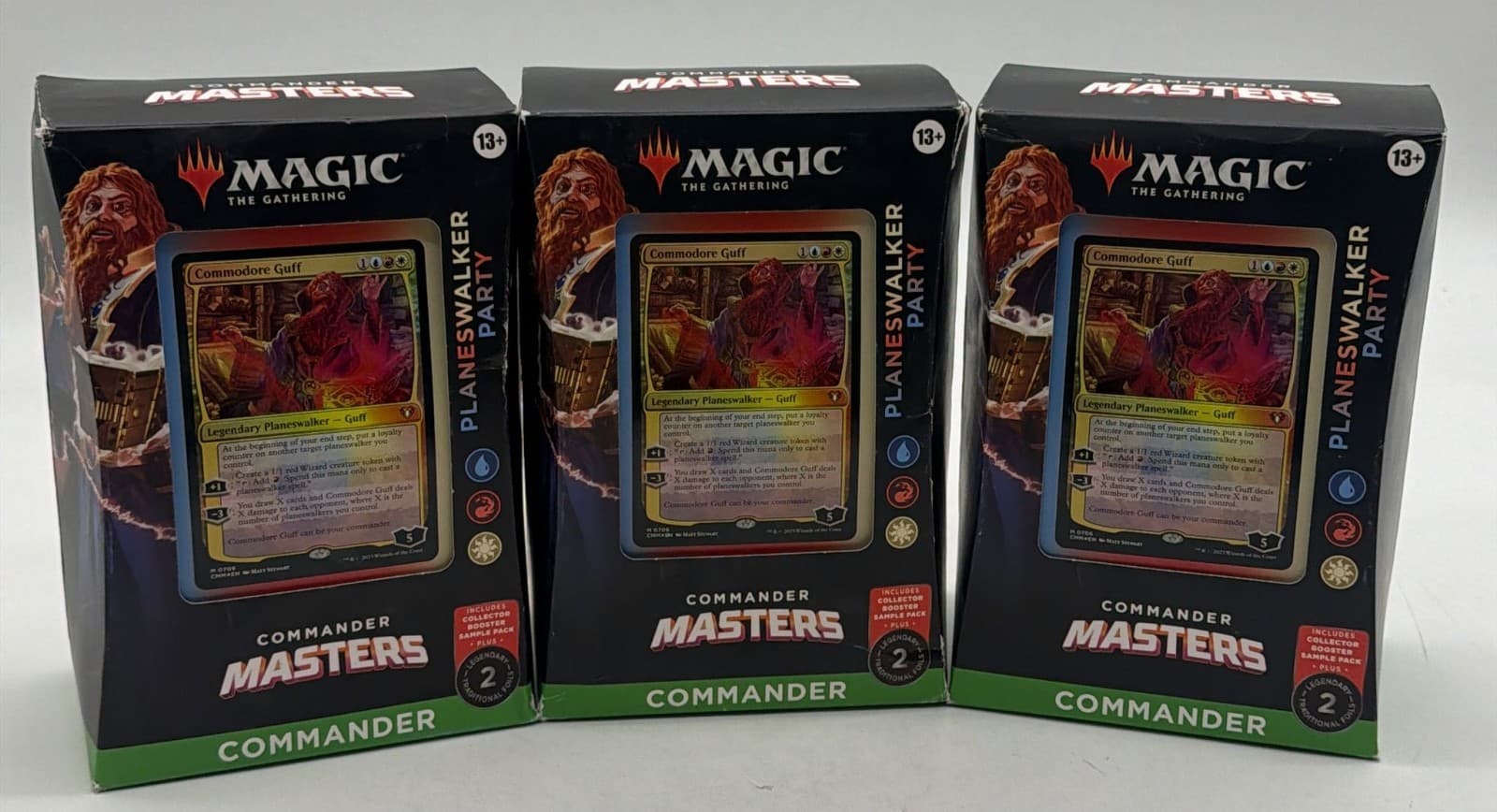 Lot of (3) Magic The Gathering Commander Masters Commander SEALED