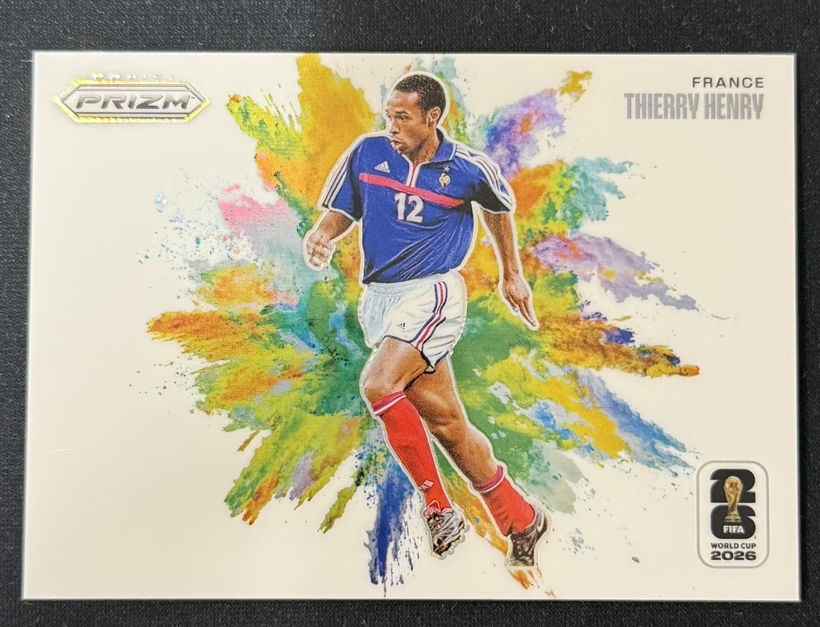 Thierry Henry 2025 Panini Prizm FIFA #16 Color Blast SSP Case Hit!