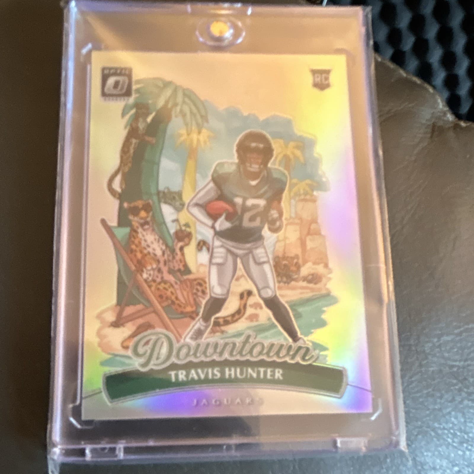 Panini 2025 Donruss Optic Football Downtown DT-1 Travis Hunter RC Jaguars