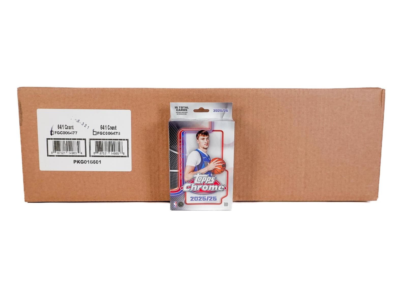 2025/26 TOPPS CHROME BASKETBALL HANGER 64-BOX CASE