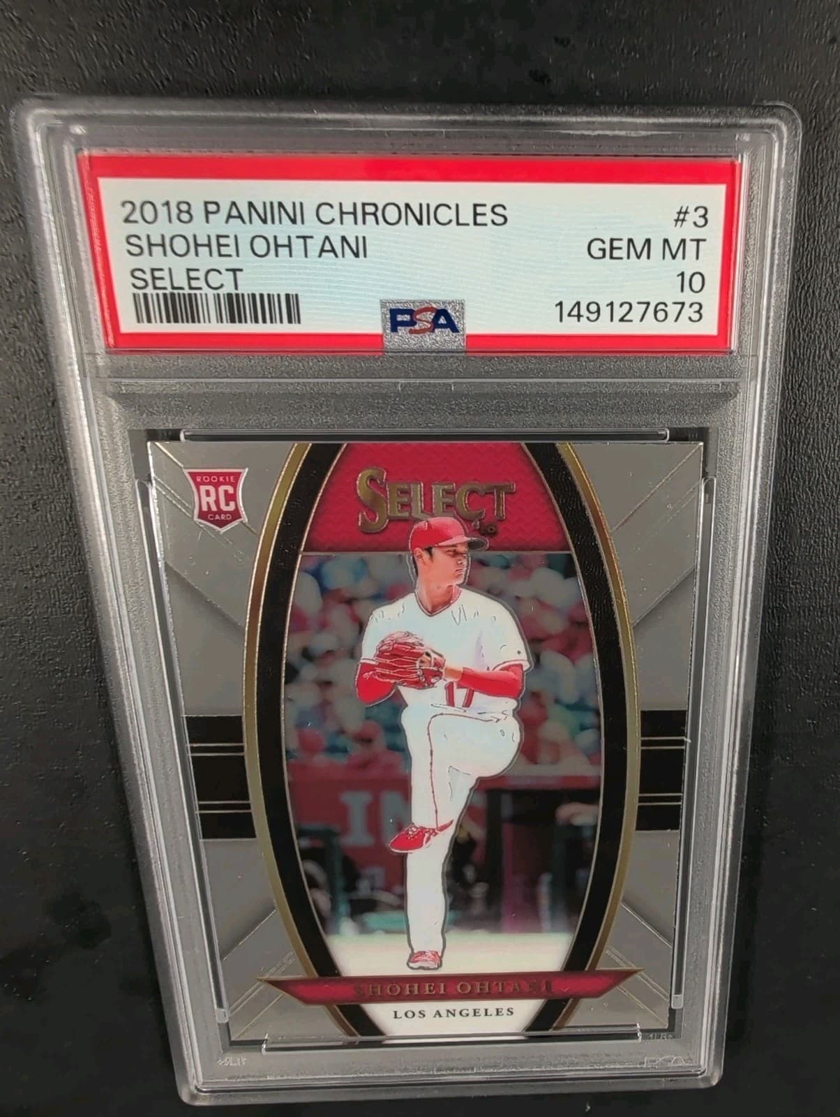2018 Panini Chronicles Select Shohei Ohtani #3 RC Rookie - PSA 10 - GEM MINT