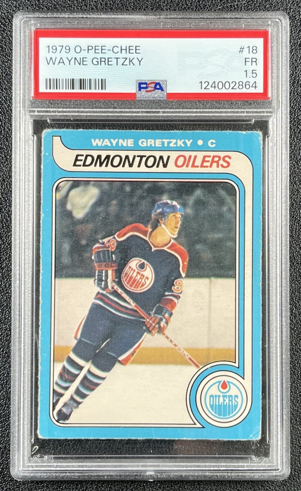 Wayne Gretzky Psa 1.5 1979-80 O-Pee-Chee Opc #18 Rookie Rc Oilers 2864