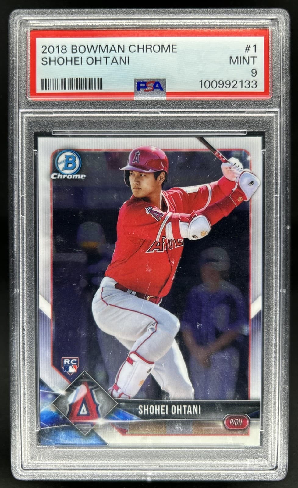 2018 Bowman Chrome Shohei Ohtani Rookie RC #1 Angels PSA 9