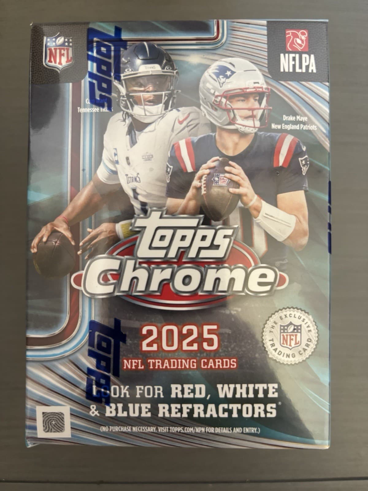 2025 Topps Chrome NFL Football Value / Blaster Box Cards SEALED 