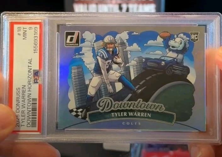 2025 Panini Donruss - Horizontal Downtown! Tyler Warren #18 (RC)