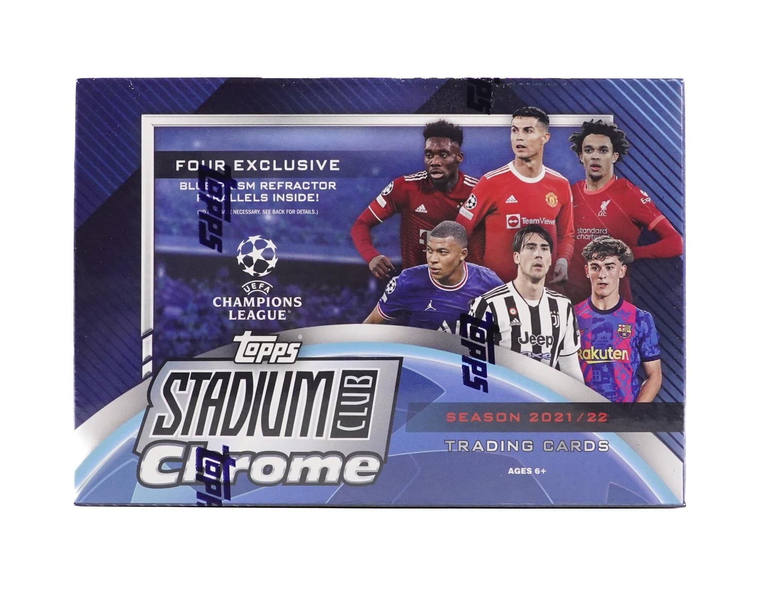 2021/22 Topps Stadium Club Chrome Uefa Champions League Soccer Mega Box