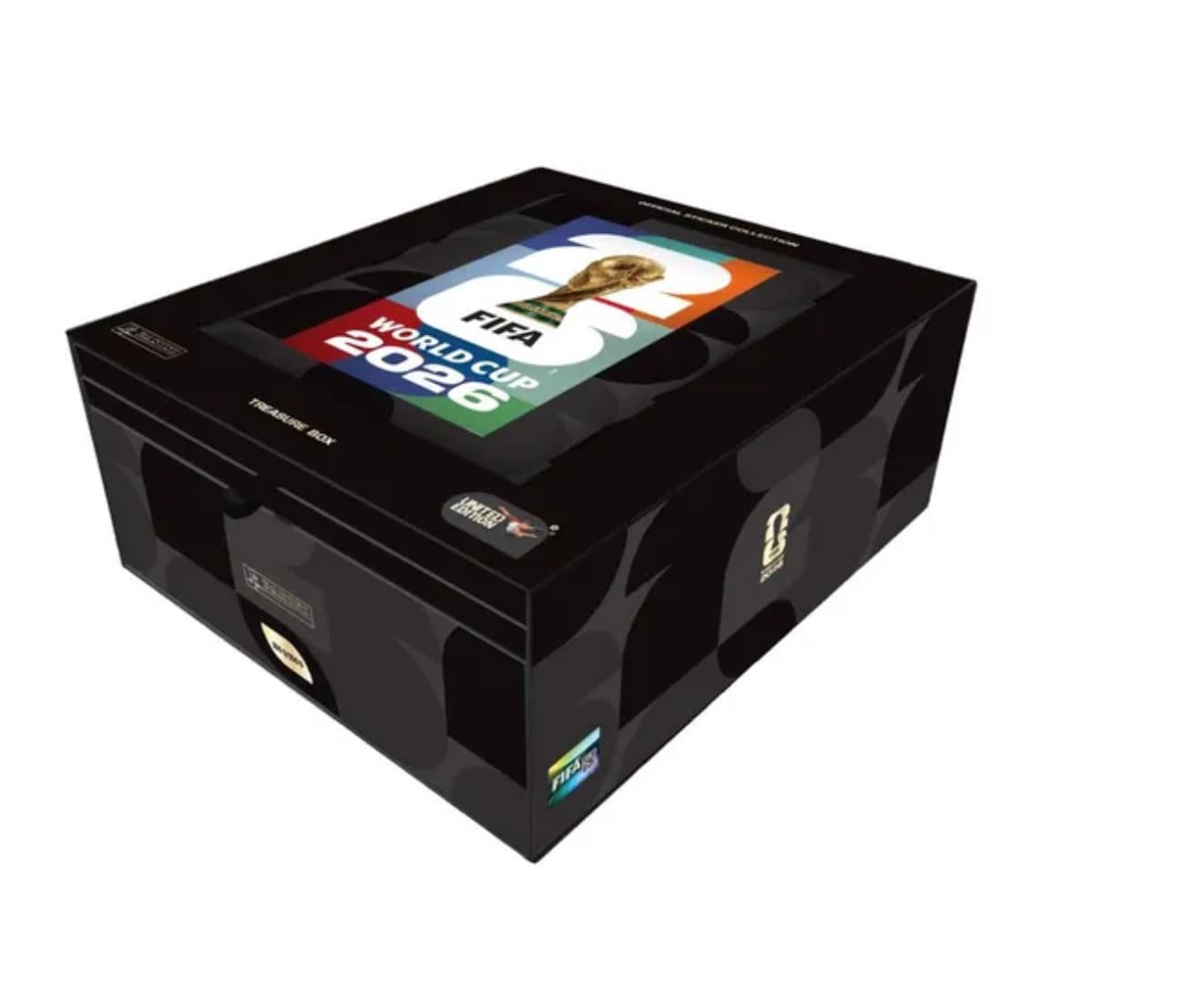 Panini World Cup 2026 United SWISS Edition 100 Sticker Packs Treasure Album Box