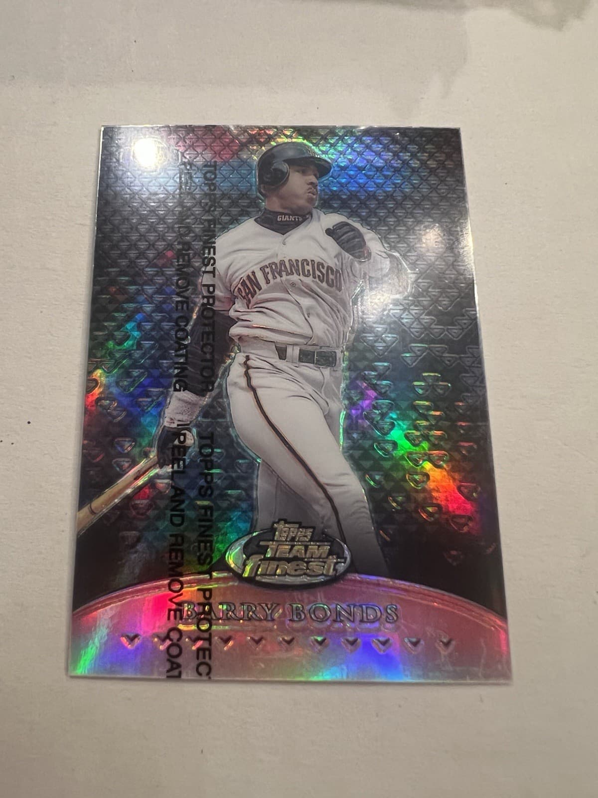 1999 Topps Team Finest Barry Bonds Refractor