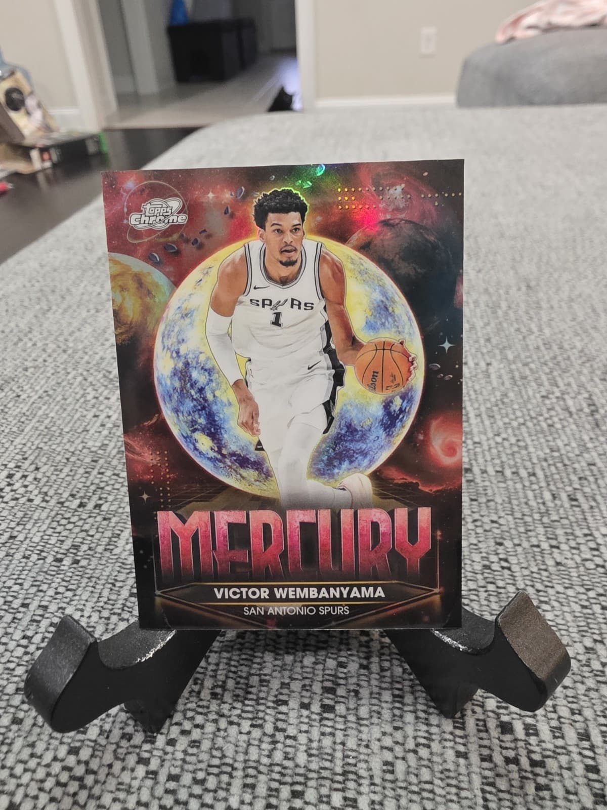 2025-26 Topps Chrome Cosmic Victor Wembanyama Planetary Pursuit Mercury Case Hit