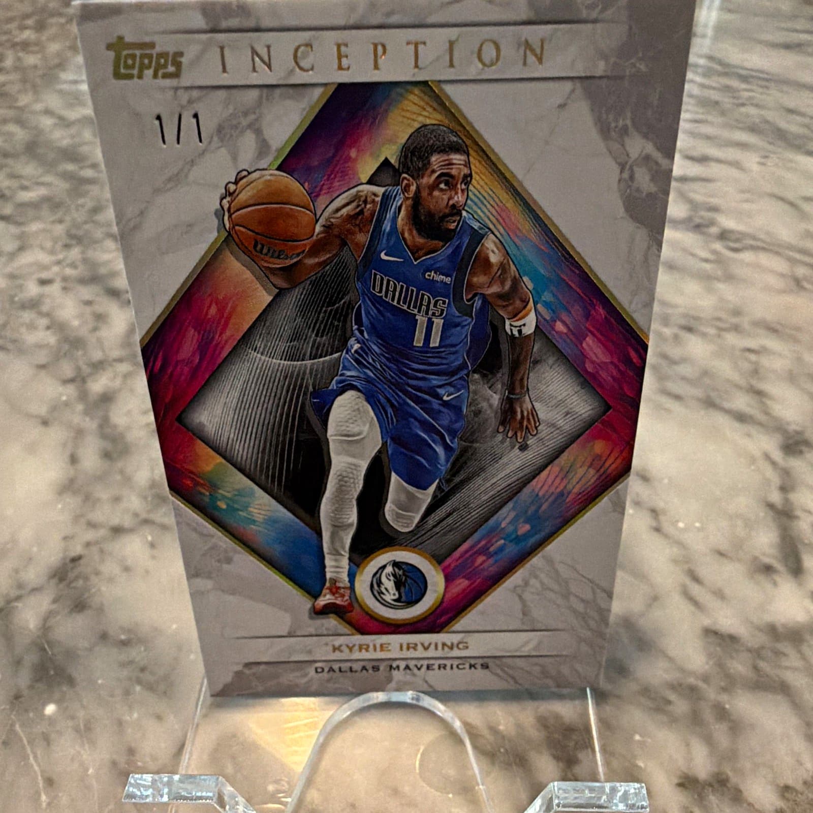 1/1 Inception Topps 2025-26 Inception Relics Kyrie Irving