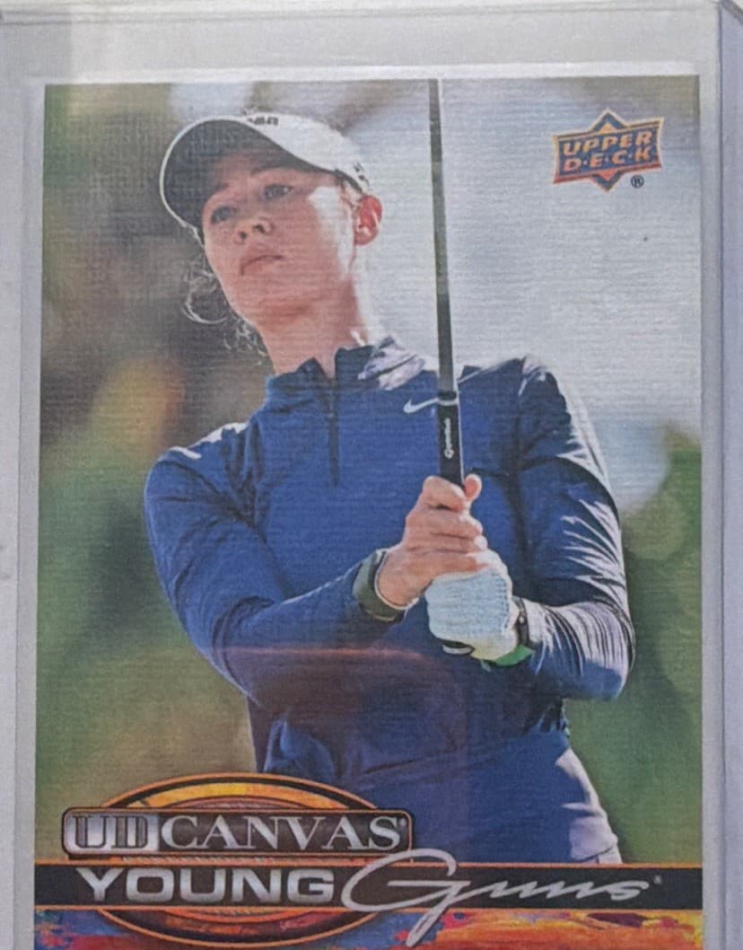 Upper Deck Golf UD Canvas Young Guns Nelly Korda #C65 Insert Card LPGA