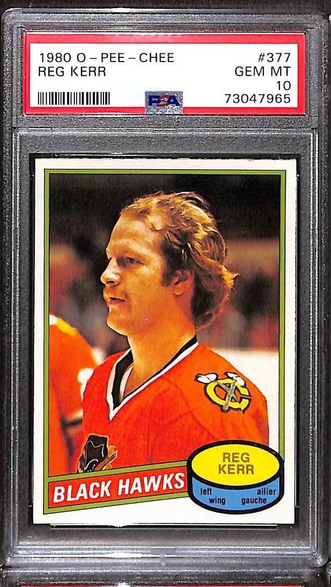 1980 O-Pee-Chee #377 Reg Kerr PSA 10 GEM-MT 73047965 