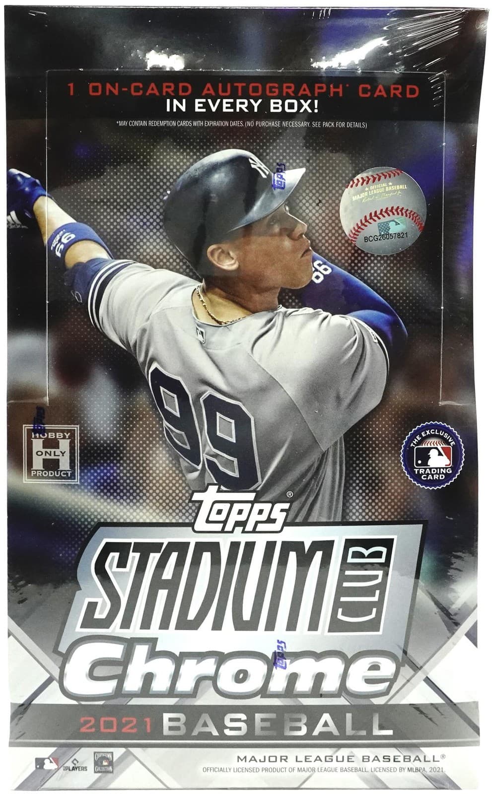 2021 Stadium Club Chrome Baseball Hobby Box