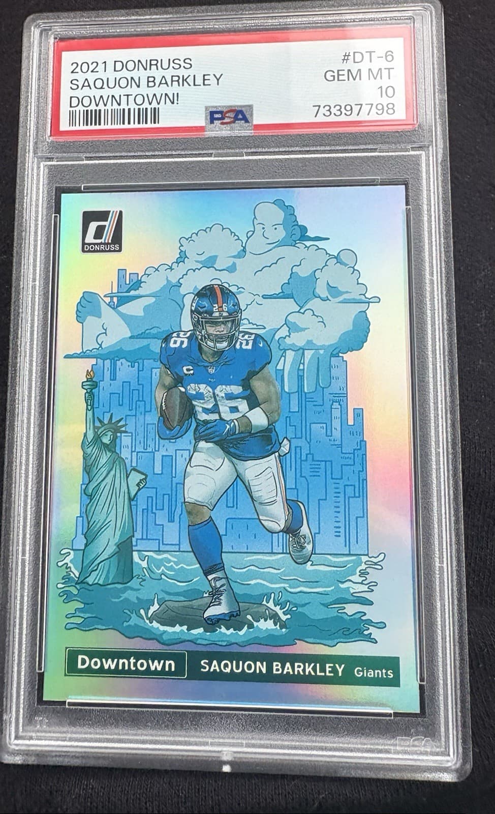 2021 Panini Donruss - Downtown! Saquon Barkley #DT-6