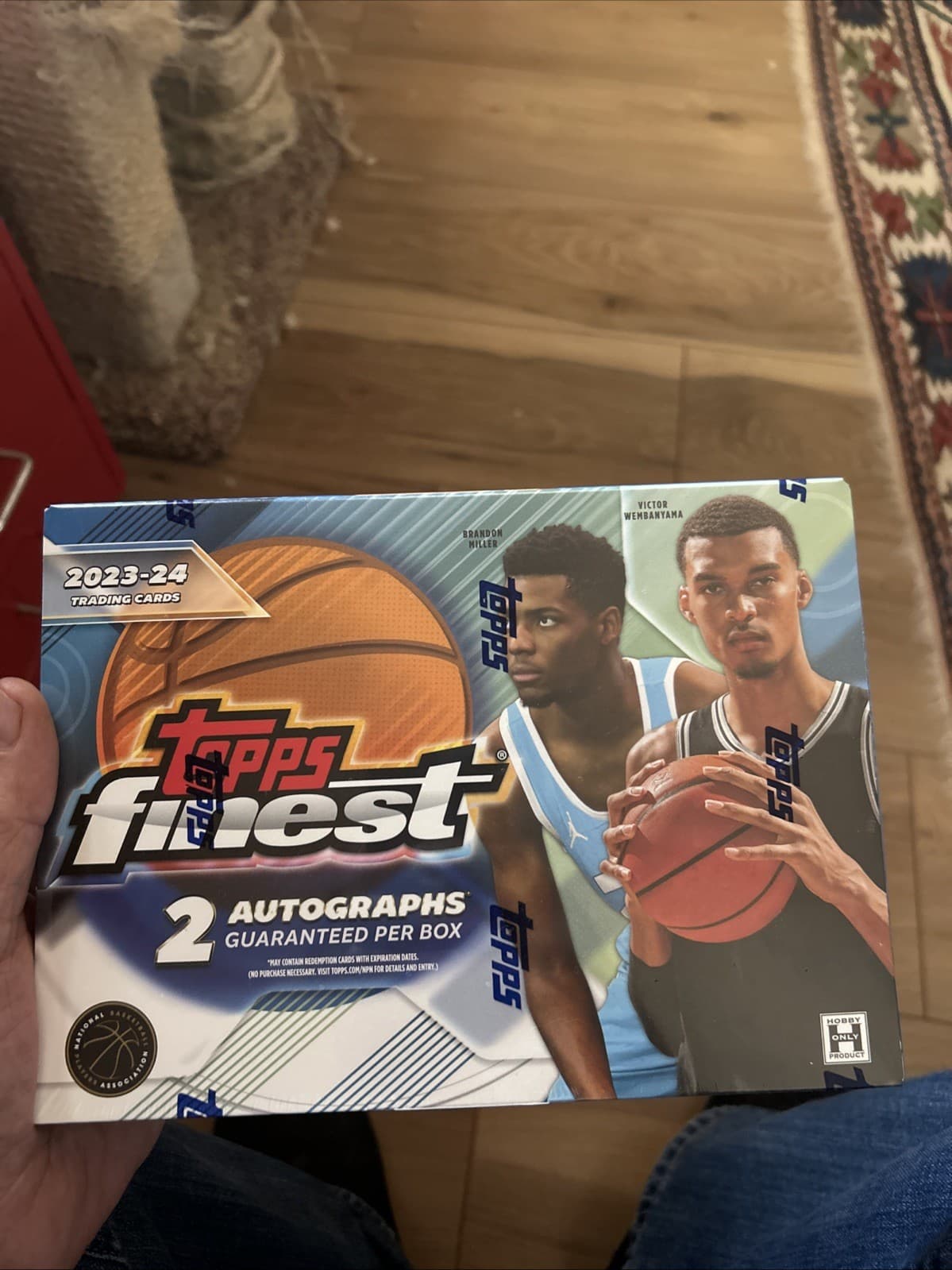 2023-24 TOPPS FINEST BASKETBALL HOBBY BOX  SEALED - Wembanyama RC Year (NBA)